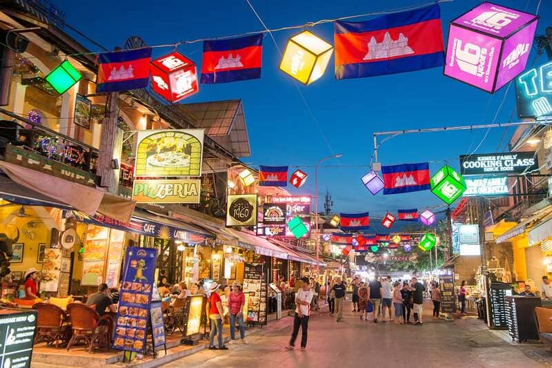 “Pub Street” in Siem Reap