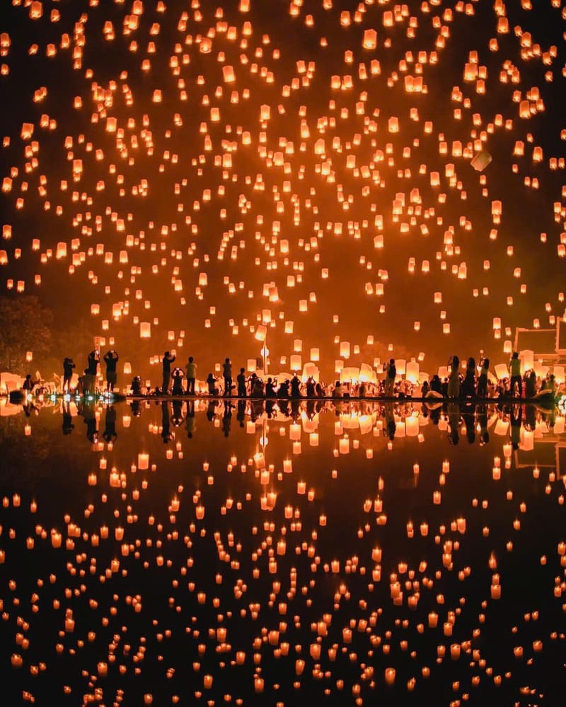 Yi Peng festival.