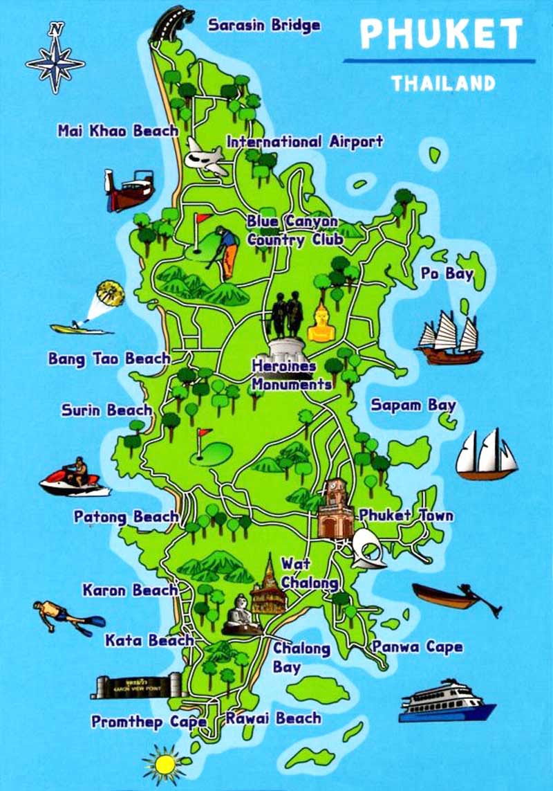 Phuket map