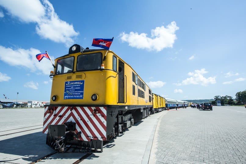 Train in Cambodia
