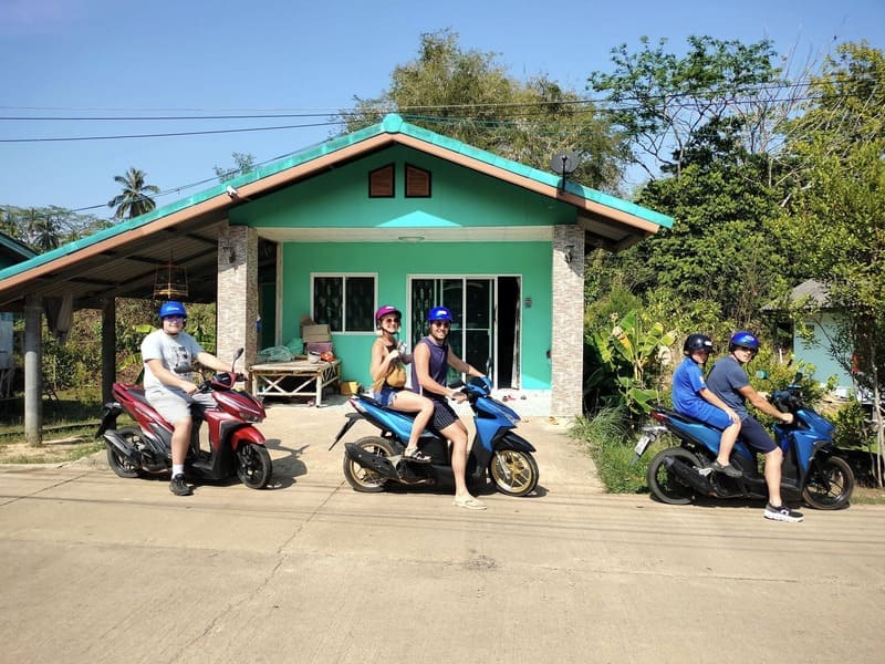 zip around on a motorbike