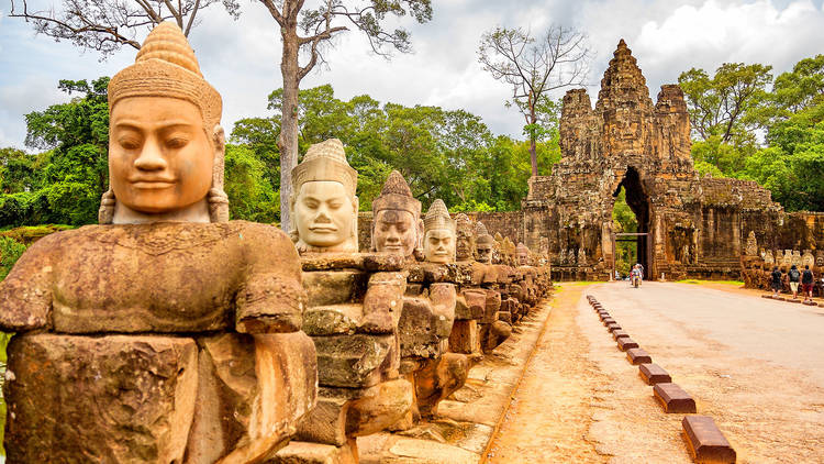 Massive historic architectural works in Siem Reap