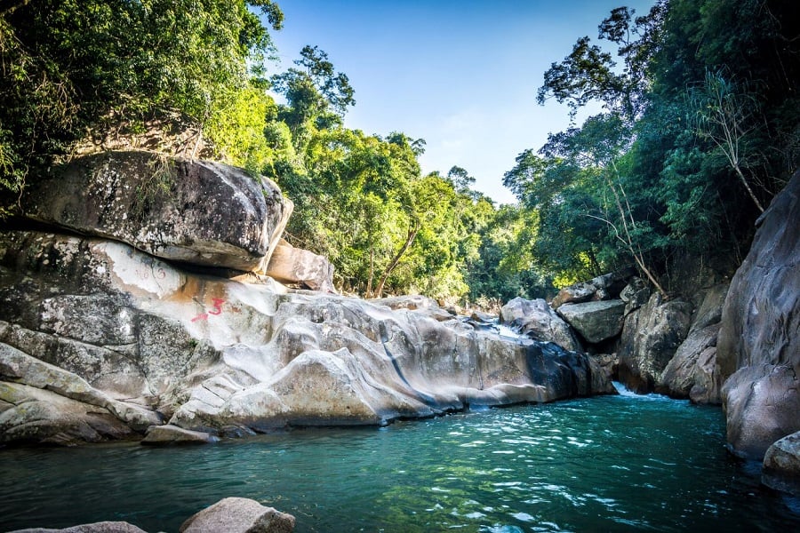 Ba Ho Waterfall In Nha Trang, Vietnam
