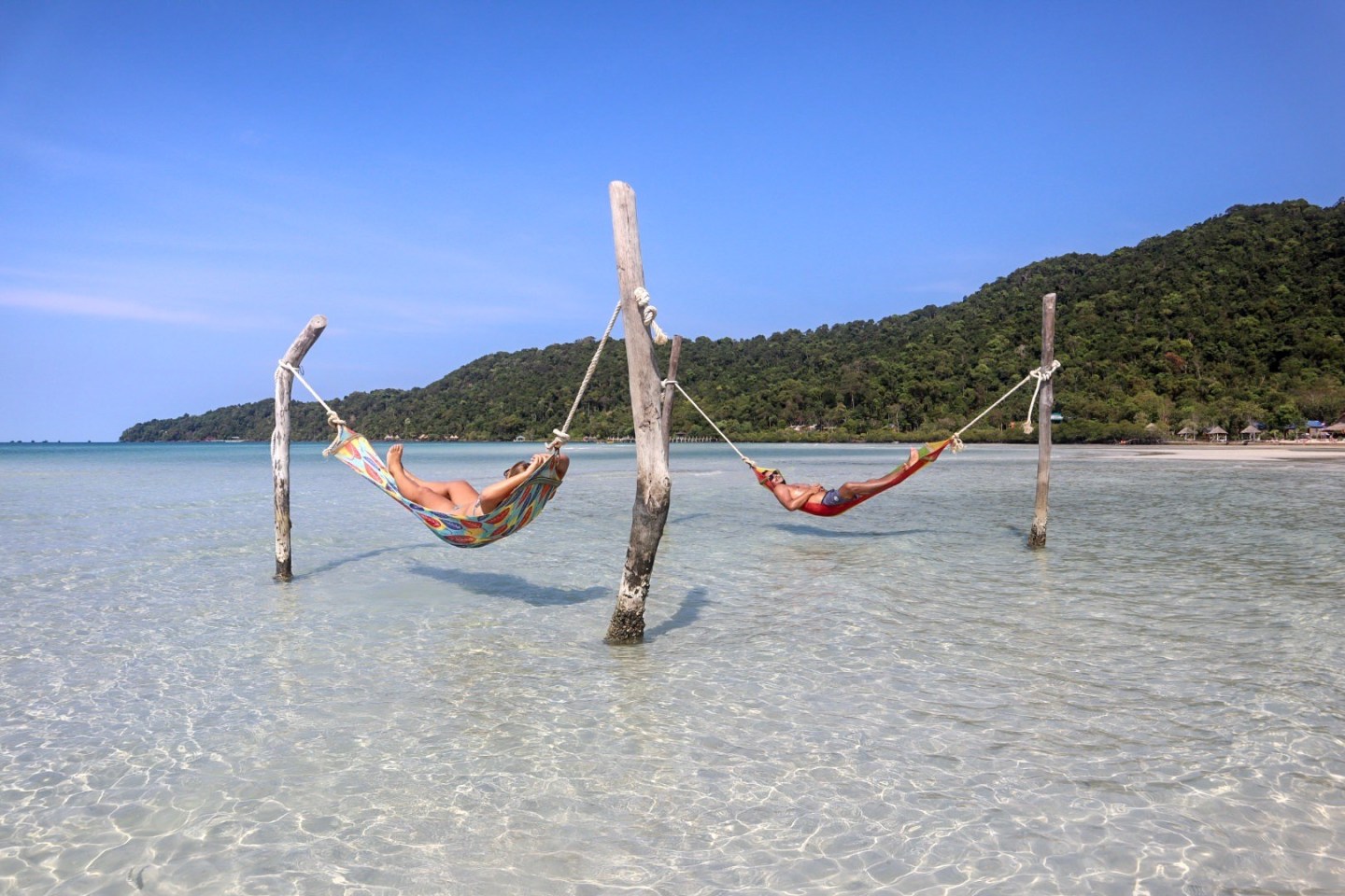chilling on the beach koh rong