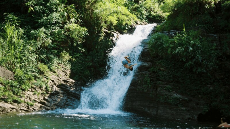 Du Gia Waterfafll in Ha Giang, Vietnam
