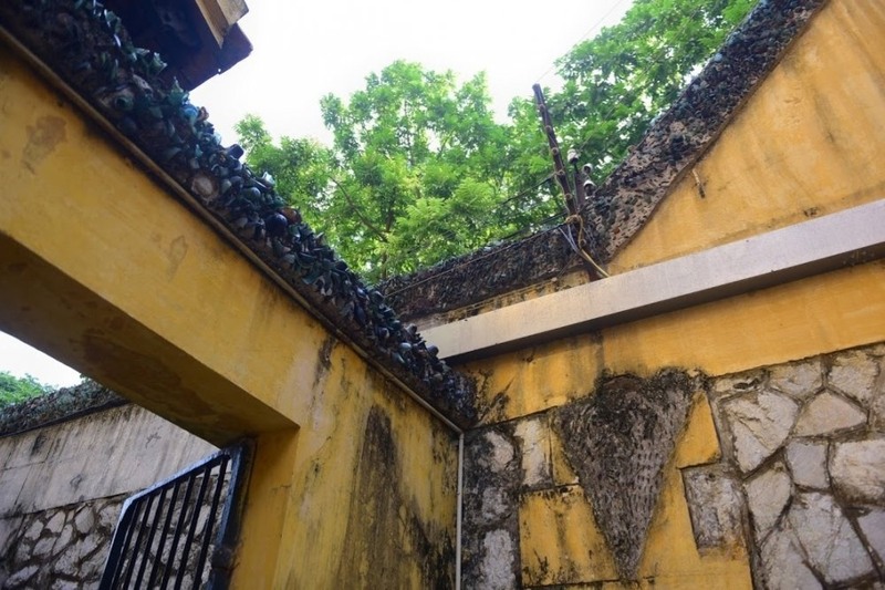 The wall area of Hoa Lo prison