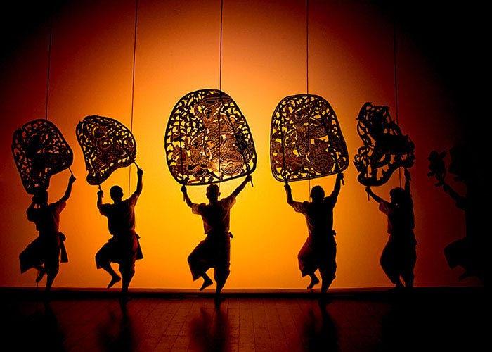 The Kok Thlok shadow theater 