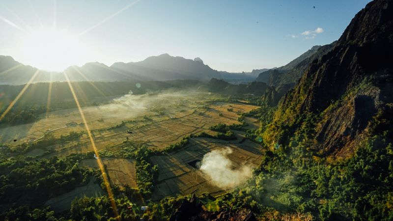 Majestic landscape of Pha Ngern