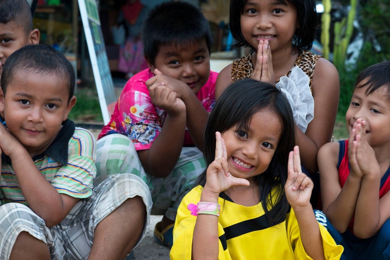 Warmth and Kindness: Children Welcome Visitors.