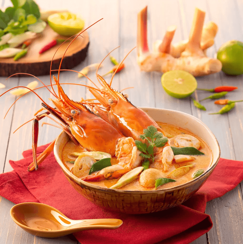 Tom Yum - a traditional Thai soup