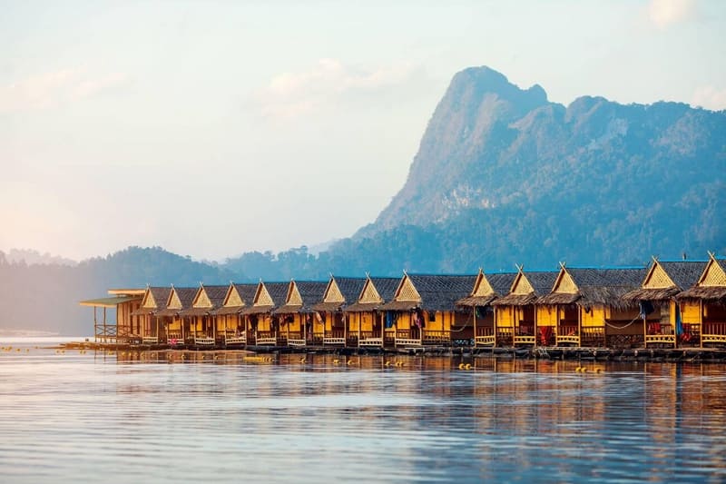 Floating Bungalows at Khao Sok National Park