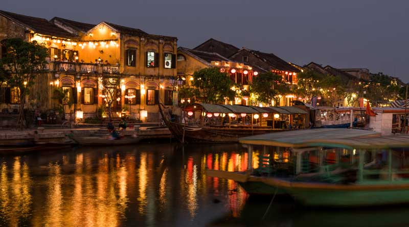 Hoi An at nightfall