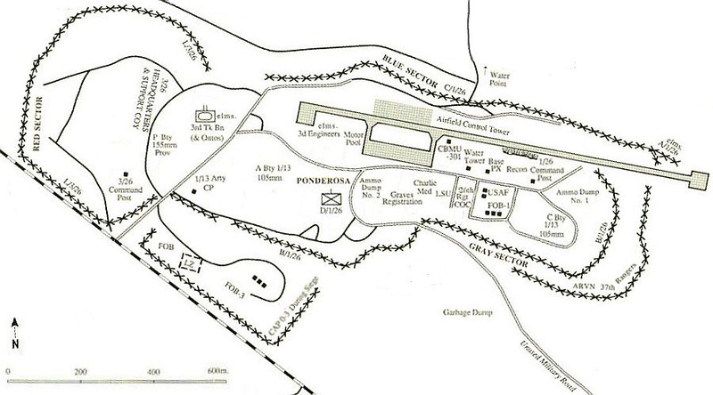 Map of Khe Sanh combat base area