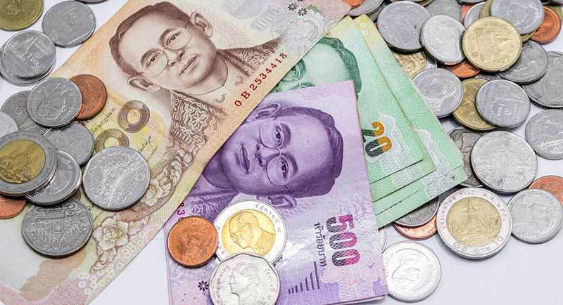 Baht is the only currency in Thailand.