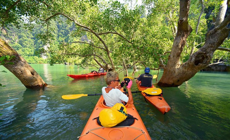 Kayak trip to Ao Phang Nga National Park, Phuket