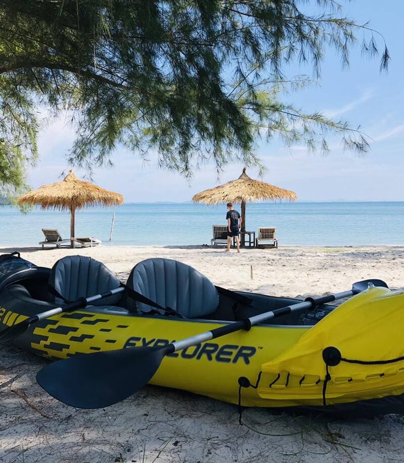 Kayaking at The Last Point Koh Takiev