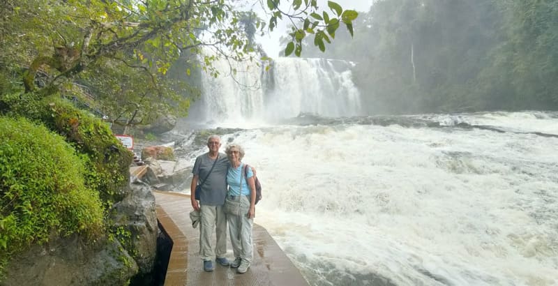 majestic waterfall