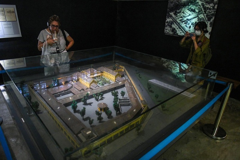 Overall model of Hoa Lo prison during the French colonial period