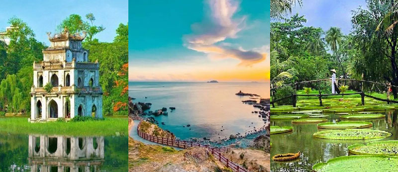 Vietnam north to south