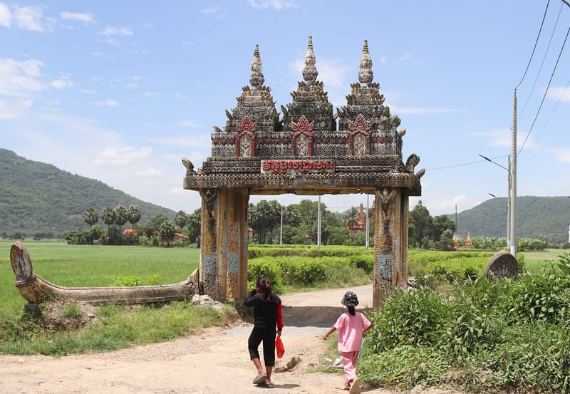 Ancient Khmer-style architecture in An Giang