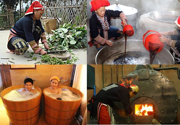 herbal bath in sapa