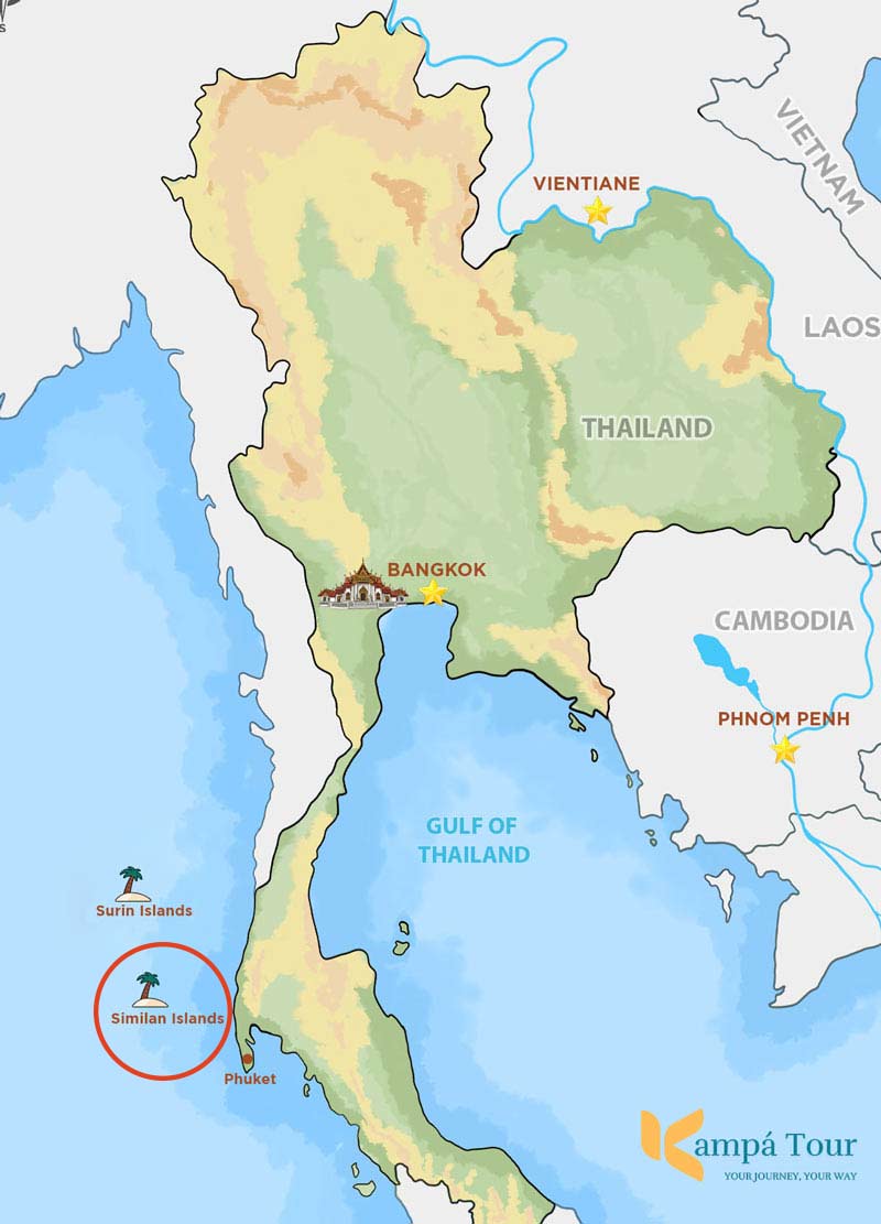 similan islands location