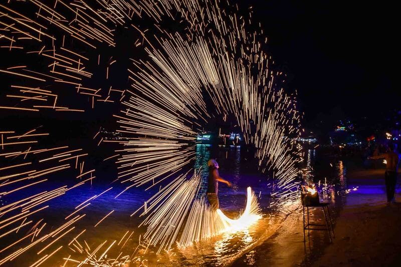 Koh Phangan, famous for the Full Moon Party