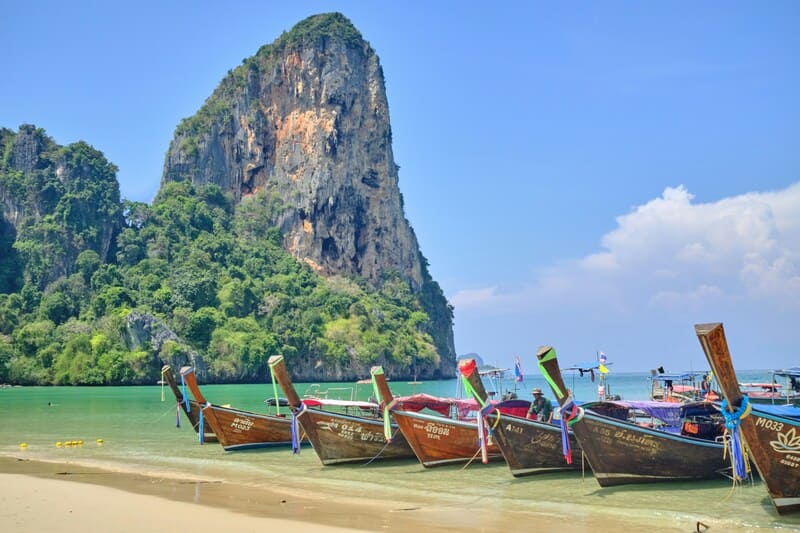 Railay Beach in Ao Nang, Krabi