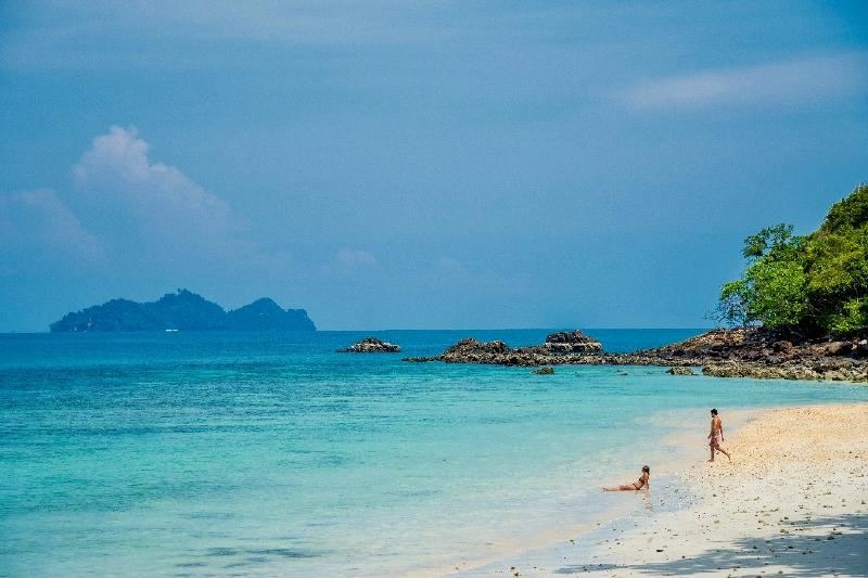  Very quiet beach in Koh Lanta