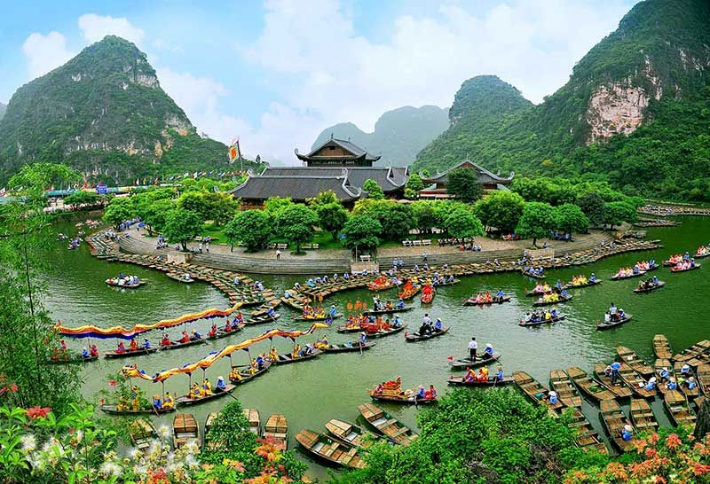 The Trang An complex, declared a UNESCO World Heritage Site in 2014