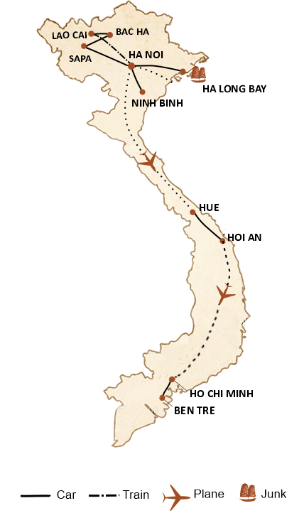 [col-img15] Vietnam’s North to South Highlights in 2 Weeks