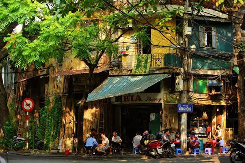 A charming corner in Hanoi's Old Quarter