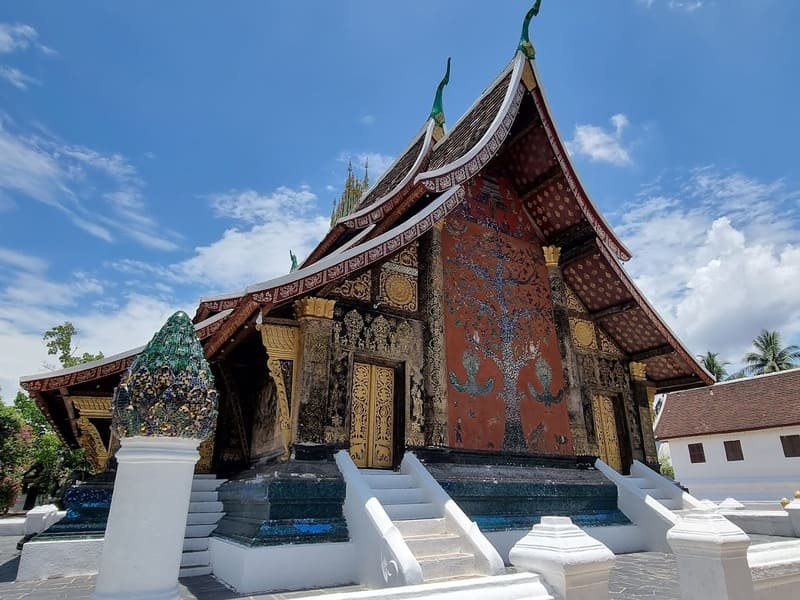 Sim- A sacred image at Wat Xieng Thong temple