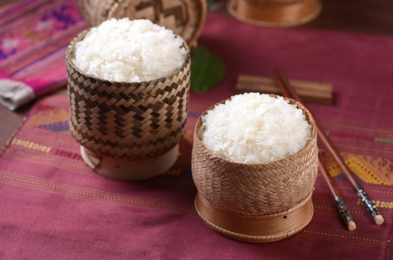 khao niew - what to eat in laos