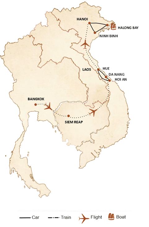 14-Day Odyssey Through Thailand, Cambodia, and Vietnam