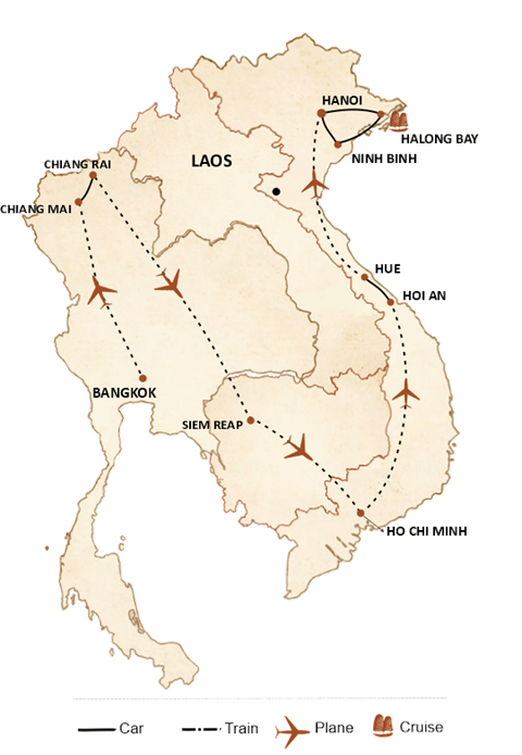 3 Weeks of Wonder: Treasures of Thailand, Cambodia, and Vietnam
