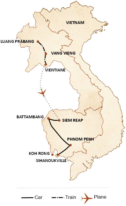 Laos and Cambodia in 15 Days - The Mysterious Lands
