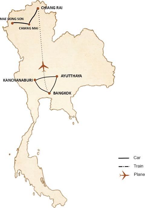 Discovering Central and Northern Thailand in 2 Weeks