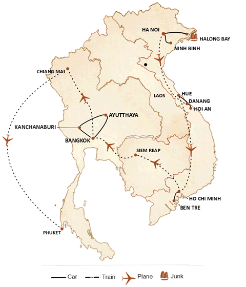 Greatest trip to Vietnam, Cambodia and Thailand in 25 days