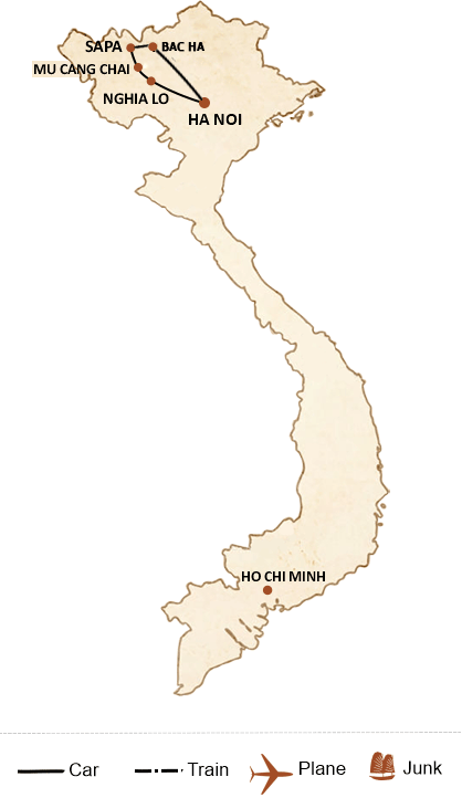 Vietnam Hill Tribe & Trekking Itinerary in 5 Days