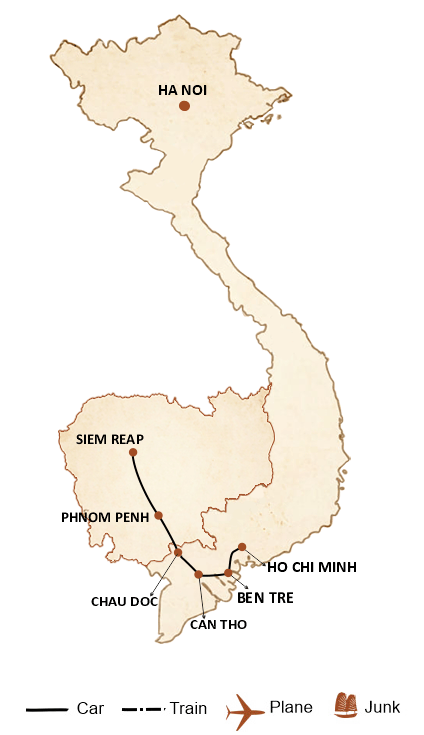 10-Day Journey through South Vietnam and Cambodia