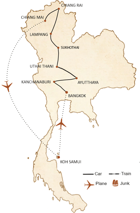 18 Days In-depth Thailand Tour with Koh Samui