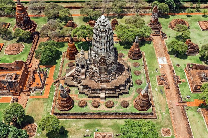 Ayutthayas cultural tapestry woven with temples, stupas, and history.