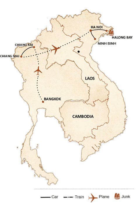 Charming Thailand and Vietnam in 12 days