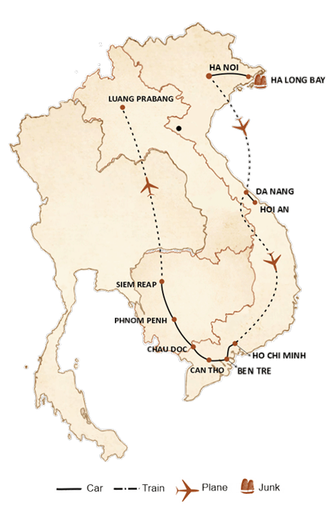 20-Day Highlights of Vietnam, Cambodia and Laos