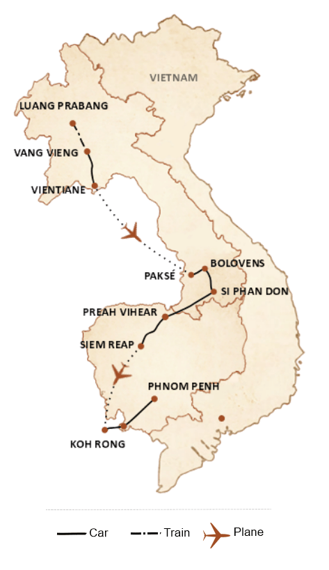 Laos and Cambodia in 20 days: a thousand-color itinerary