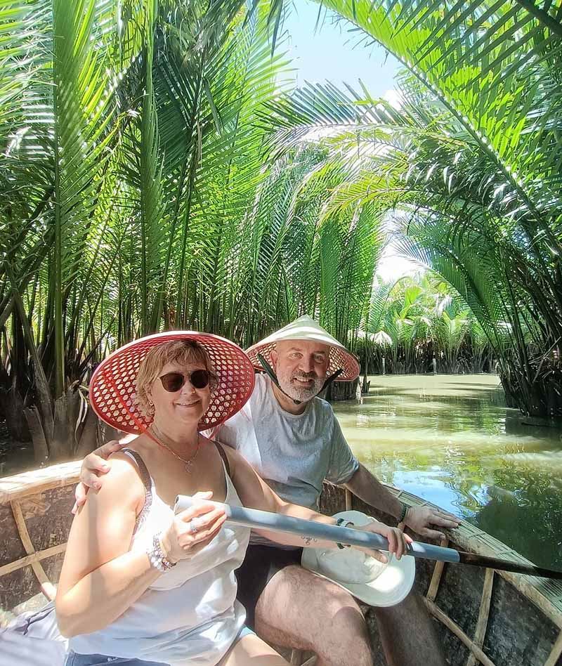 Cruising through Mekongs tranquil canals, a journey into serenity