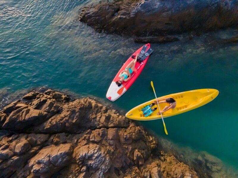 A kayak trip along the beach in Phuket