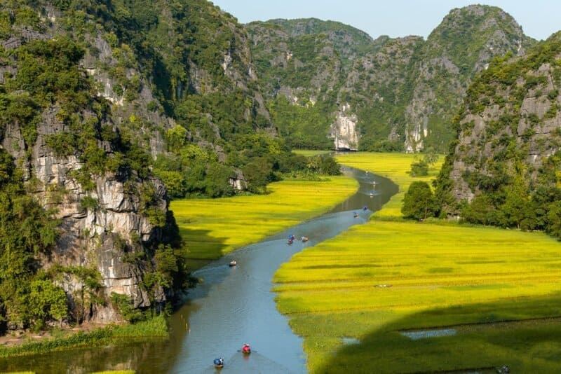 Ninh Binhs enchanting karst landscapes and emerald waters